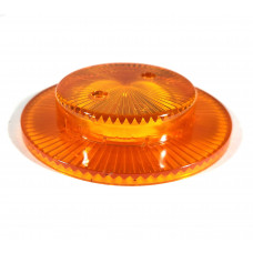 Pop Bumper Cap with Collar - Orange