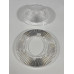 Pop Bumper Cap with Collar - Clear