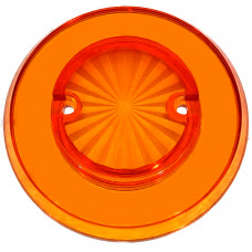 Orange Starburst Transparent Pop Bumper Cap