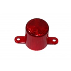 Dome With Screw Tabs - Red