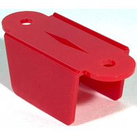 Red Opaque Diamond Lane Guide 2-1/8 Inch