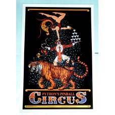 SIGNED PINBALL CIRCUS POSTER!