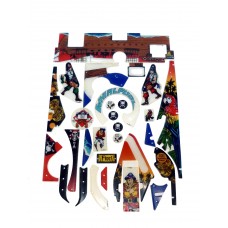 Black Rose Playfield Plastic Set