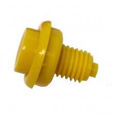 Flipper Button Assembly-Yellow 1 1/8"